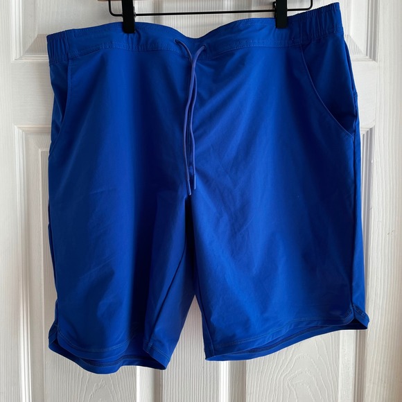 Lands End Sports Mens Blue Shorts
Size 18 Unlined Casual Drawstring - Picture 1 of 9